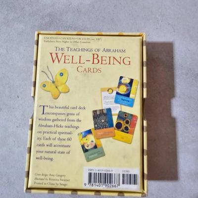 The teachings of Abraham Well-Being cards and The Souls Journey Lesson cards
