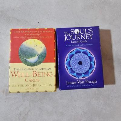The teachings of Abraham Well-Being cards and The Souls Journey Lesson cards