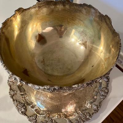 Silverplate Punch Bowl