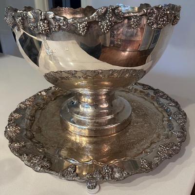Silverplate Punch Bowl
