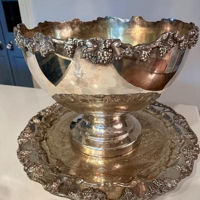 Silverplate Punch Bowl