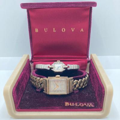LOT 313: Vintage Bulova Watches (10K Gold Filled)