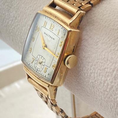LOT 315: Vintage Gold Filled Waltham and Helbros Watches