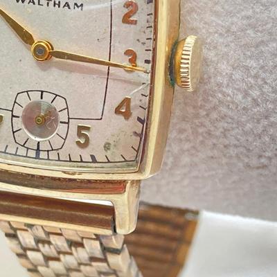LOT 315: Vintage Gold Filled Waltham and Helbros Watches