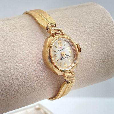 LOT 315: Vintage Gold Filled Waltham and Helbros Watches