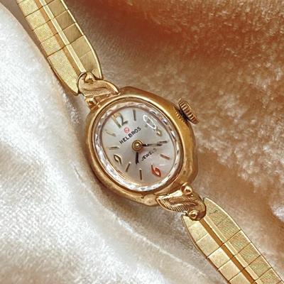 LOT 315: Vintage Gold Filled Waltham and Helbros Watches