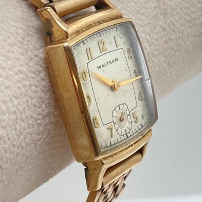 LOT 315: Vintage Gold Filled Waltham and Helbros Watches