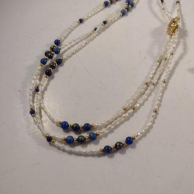 Seed Pearl Necklaces and Earrings