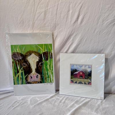 Two Farm Prints by Kay Workman and Susannah Raine-Haddad (LR-DZ)