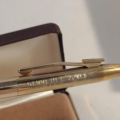 Cross 10Kt Gold Filled Ball Pen with Box- Monogrammed for Employee of JCP&L