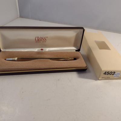 Cross 10Kt Gold Filled Ball Pen with Box- Monogrammed for Employee of JCP&L
