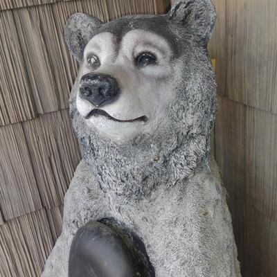 Resin Bear Design Seat (Choice A- Front Porch)