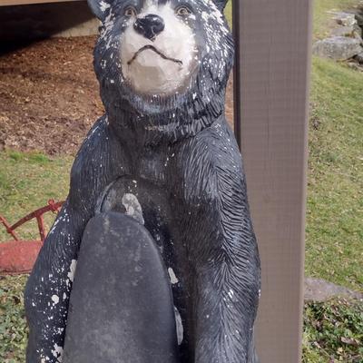 Resin Bear Design Seat (Choice B- Downstair Porch)