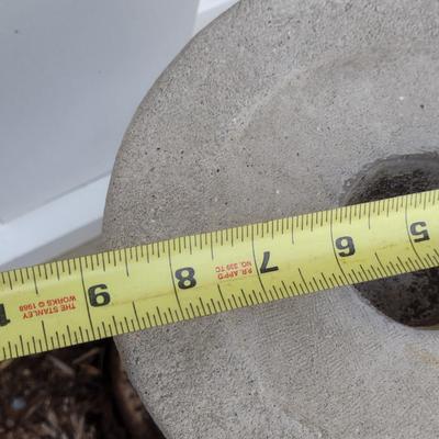 Concrete Bird Bath Base- Approx 27" Tall
