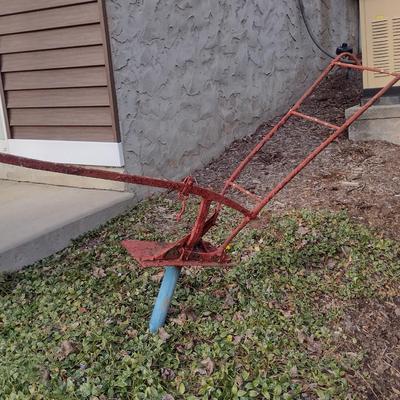 Vintage Metal Plow Garden Decor