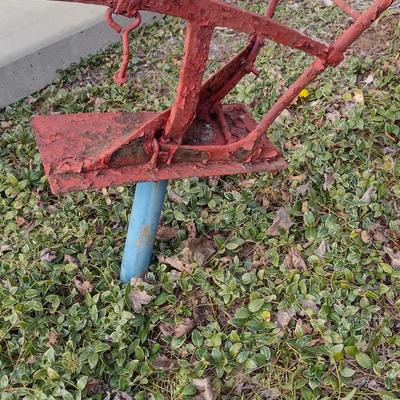 Vintage Metal Plow Garden Decor