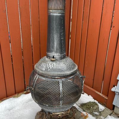 Outdoor chimenea