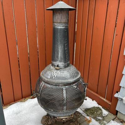 Outdoor chimenea
