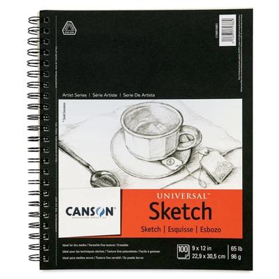 Canson Universal Sketch Pad 9" x 12" 100 sheets