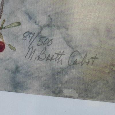 M. Booth Cabot Signed/Numbered (LR-DZ) Art