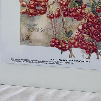 M. Booth Cabot Signed/Numbered (LR-DZ) Art