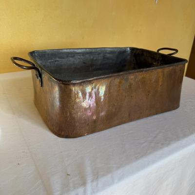 Copper Clad Roasting Pans and Large Serving Platter (P-BM)
