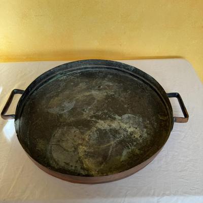Copper Clad Roasting Pans and Large Serving Platter (P-BM)