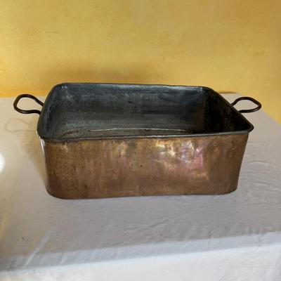 Copper Clad Roasting Pans and Large Serving Platter (P-BM)