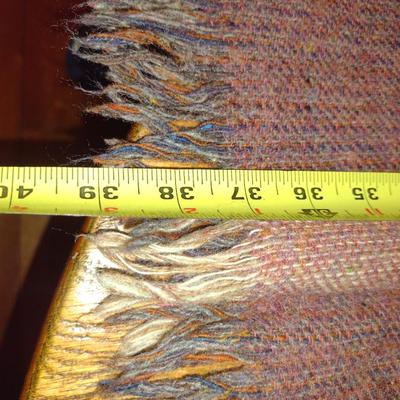 Pair of Oak Mills English Wool Throws- Approx 38" x 54"