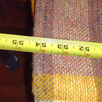 Pair of Oak Mills English Wool Throws- Approx 38" x 54"