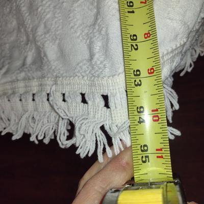 Woven Coverlet- Approx 93" x 103"
