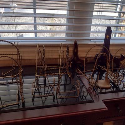 Collection of Plate Stands