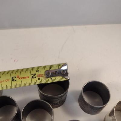 Collection of Assorted Metal Napkin Rings