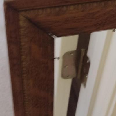 Beveled Wall Mirror and Frame Parts