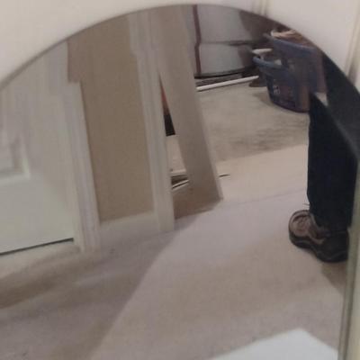 Beveled Wall Mirror and Frame Parts