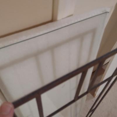 Beveled Wall Mirror and Frame Parts
