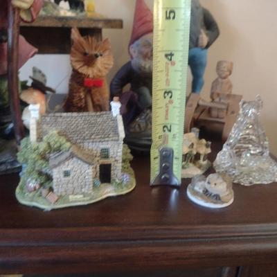 Collection of Home Decor- Gnomes, Amberina Glass