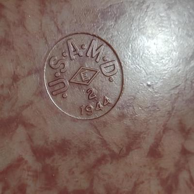 Vintage WWII Mess Hall Tray- USA MD 1944