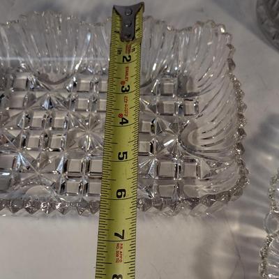 Glass Serving Pieces- Deviled Egg Plate, Pitcher, Bowl