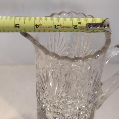Glass Serving Pieces- Deviled Egg Plate, Pitcher, Bowl