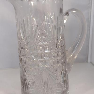 Glass Serving Pieces- Deviled Egg Plate, Pitcher, Bowl