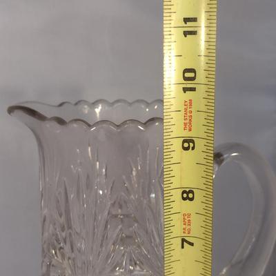Glass Serving Pieces- Deviled Egg Plate, Pitcher, Bowl