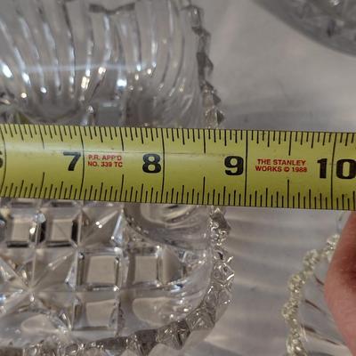 Glass Serving Pieces- Deviled Egg Plate, Pitcher, Bowl