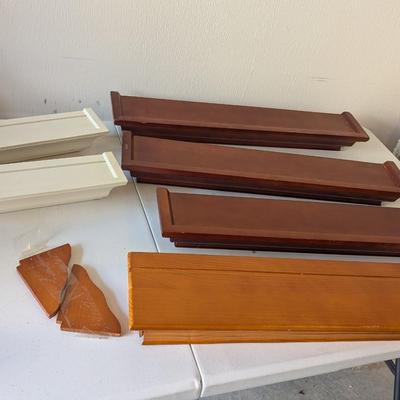 Home Decor & Plate Floating Shelves 1 Has A Drawer