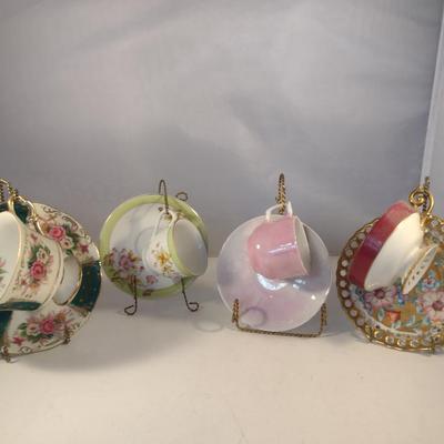 Collection of Cups with Saucers