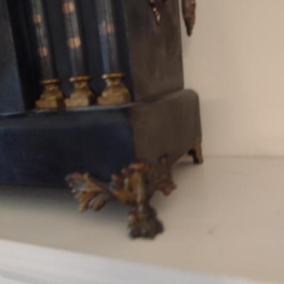 Wood Case Mantle Clock- Eight Day Wind Up