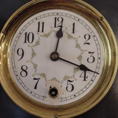 Wood Case Mantle Clock- Eight Day Wind Up