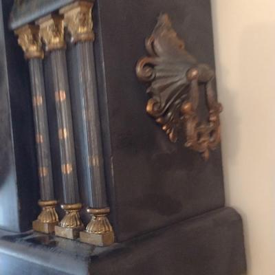 Wood Case Mantle Clock- Eight Day Wind Up