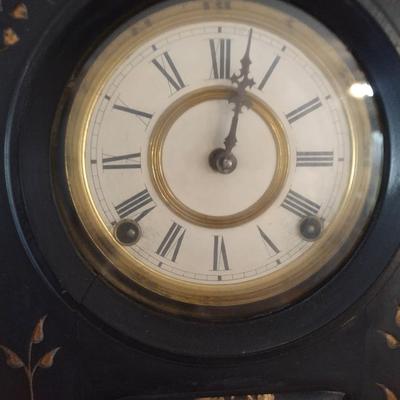 Wood Case Clock- Eight Day Wind Up- F. Kroeber