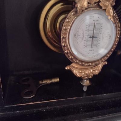 Wood Case Clock- Eight Day Wind Up- F. Kroeber